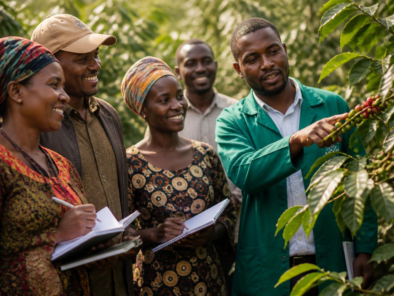 Maggie Estate coffee farm and farmers in Kenya